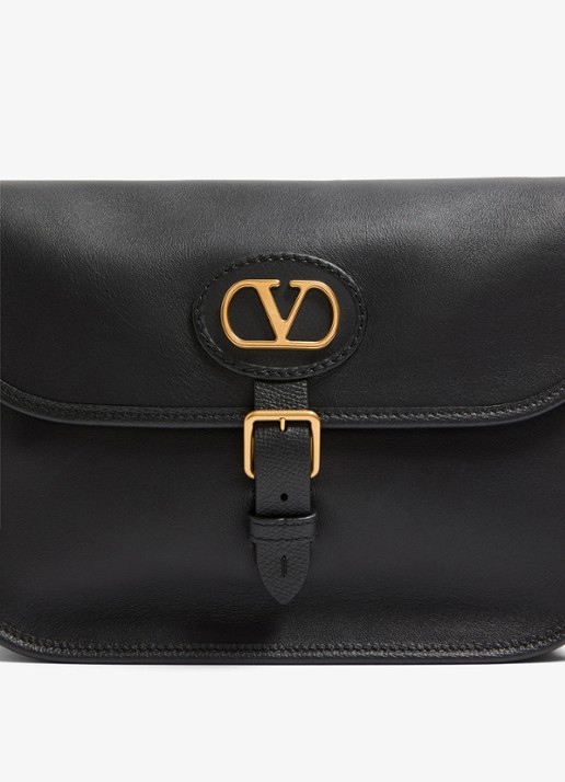 Valentino Garavani Crossbodytas van kalfsleer - detail 7 zwart