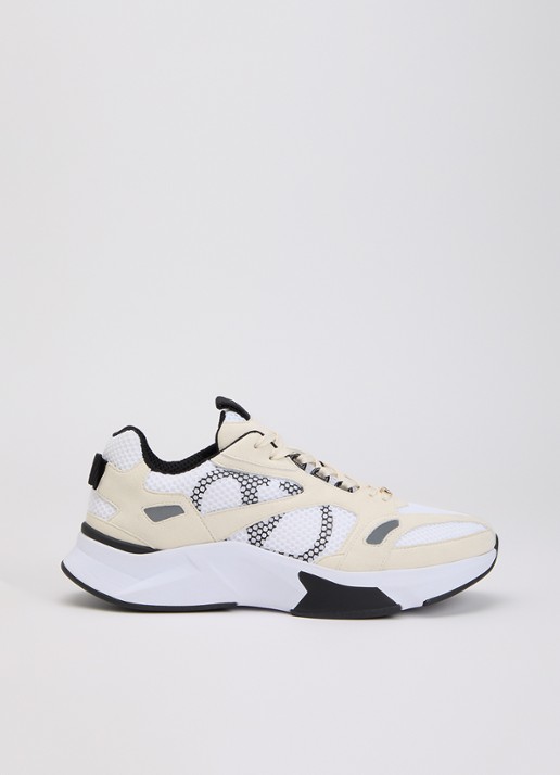 Valentino Garavani Demivee sneaker met suède details