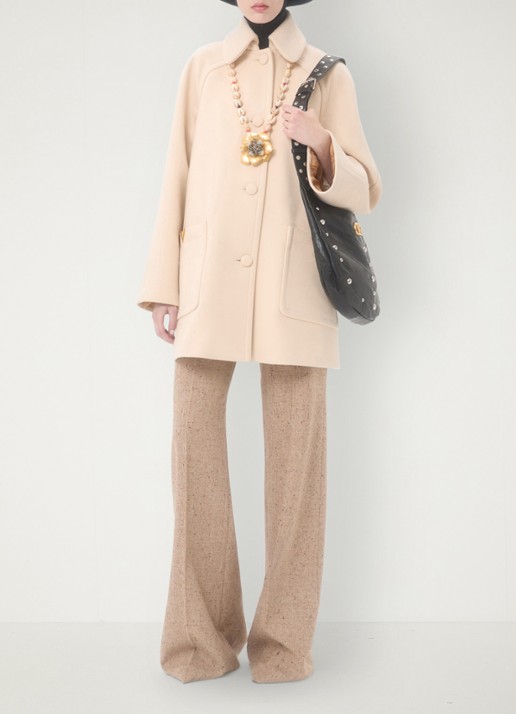 Valentino Garavani Hoboho schoudertas van lamsleer met studs - detail 5 zwart
