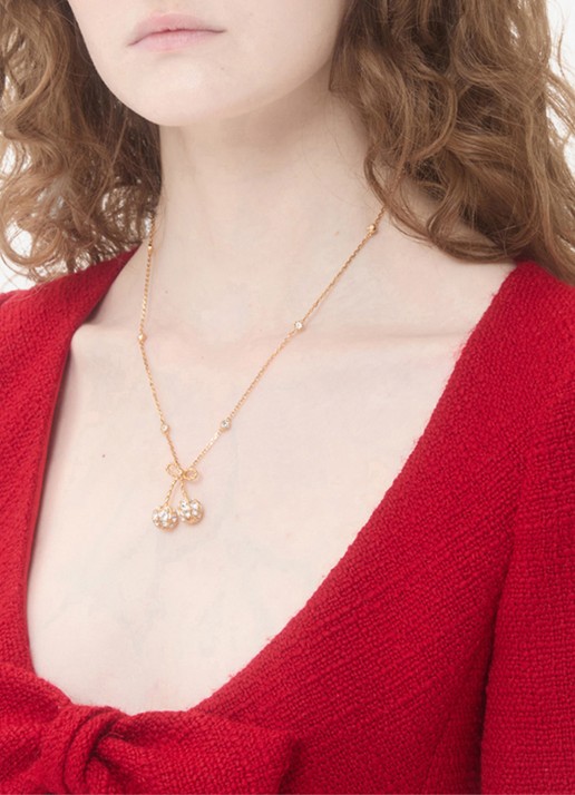 Valentino Garavani Ketting met hanger - voorkant 5 goud