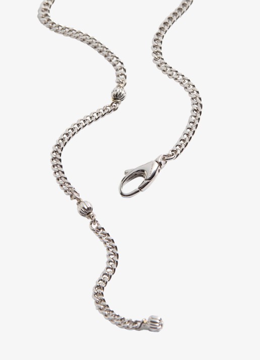 Valentino Garavani Ketting met logo - detail 5 zilver