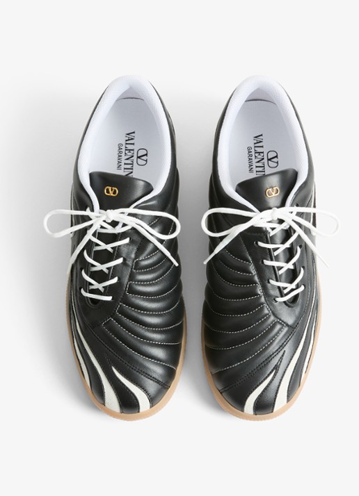 Valentino Garavani Kicky sneaker van geitenleer - detail 2 zwart