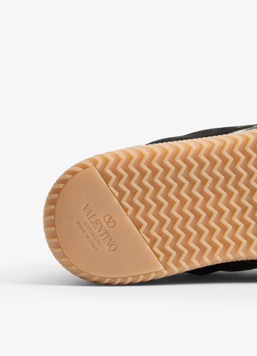 Valentino Garavani Kicky sneaker van geitenleer - detail 5 zwart