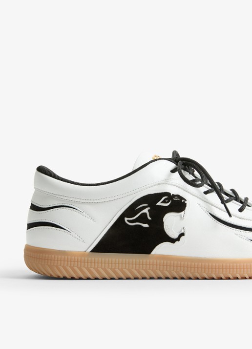 Valentino Garavani Kicky sneaker van geitenleer - detail 4 wit
