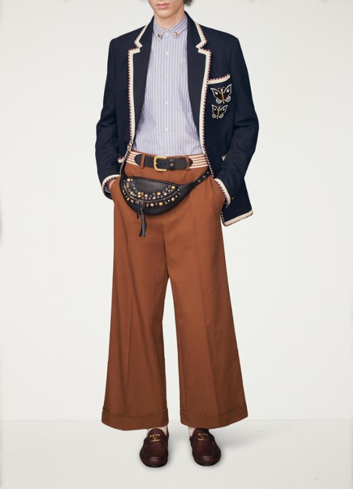 Valentino Garavani Loafer van leer - detail 8 bruin