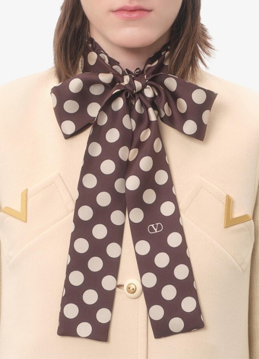 Valentino Garavani Longline gilet in kasjmierblend - detail 7 creme