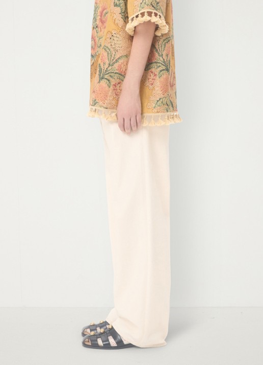 Valentino Garavani Loose fit jeans met gekleurde wassing - detail 2 creme