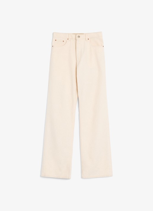 Valentino Garavani Loose fit jeans met gekleurde wassing - voorkant 4 creme