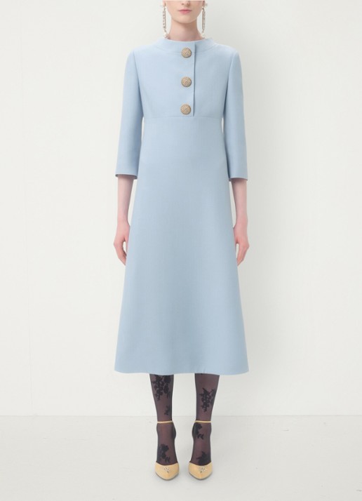 Valentino Garavani Midi jurk in zijdeblend