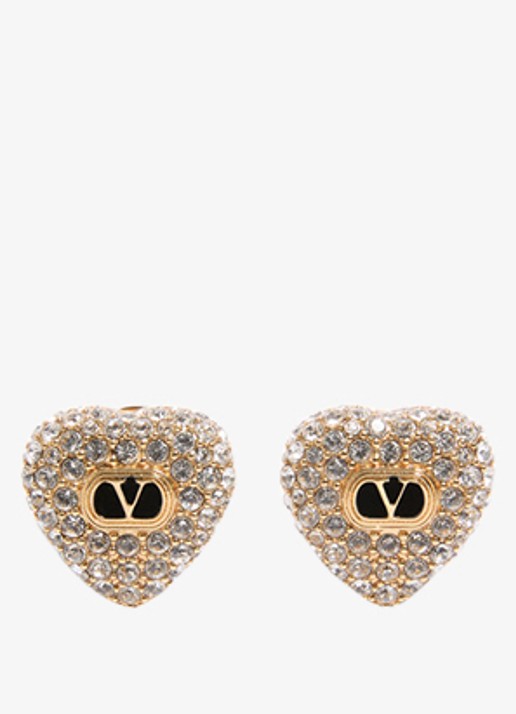 Valentino Garavani Oorstekers met logo en strass