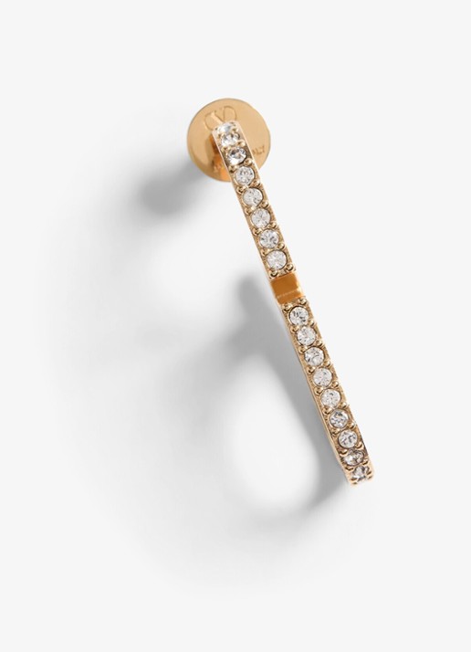Valentino Garavani Oorstekers met logo - detail goud