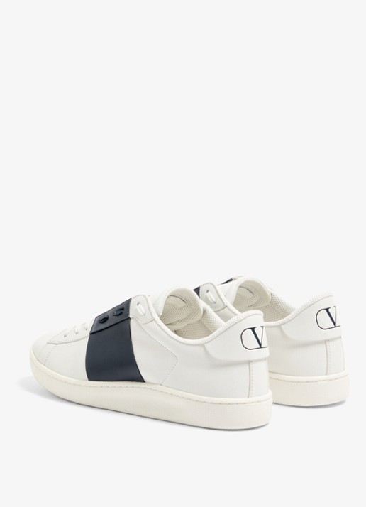 Valentino Garavani Open Royco sneaker van kalfsleer - achterkant 3 wit