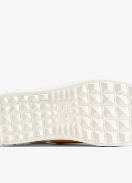 Valentino Garavani Open sneaker van kalfsleer - detail 8 beige
