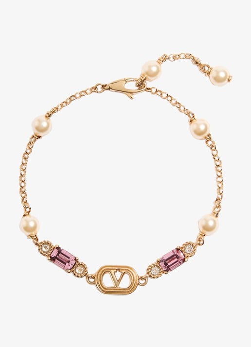 Valentino Garavani Ovalette armband met logo