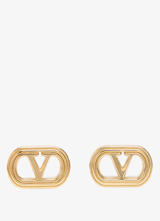 Valentino Garavani Ovalette oorstekers met logo