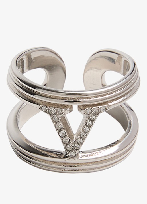 Valentino Garavani Ovalette ring met logo