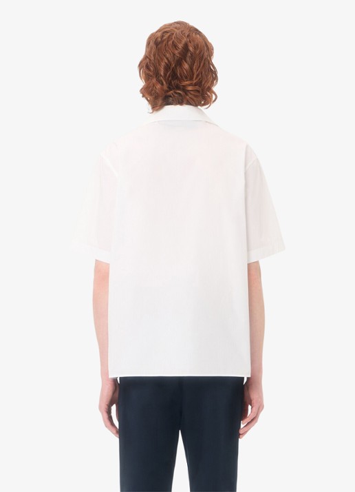 Valentino Garavani Oversized fit overhemd met borstzak - achterkant wit