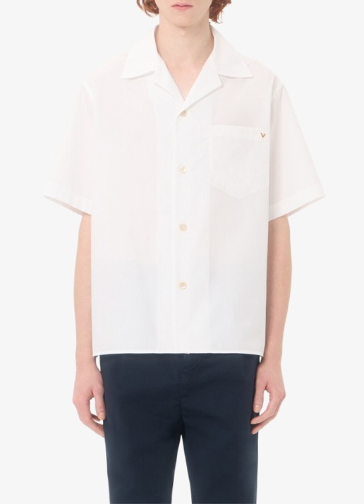 Valentino Garavani Oversized fit overhemd met borstzak