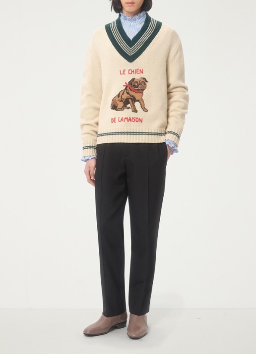 Valentino Garavani PANTS - voorkant 3 zwart