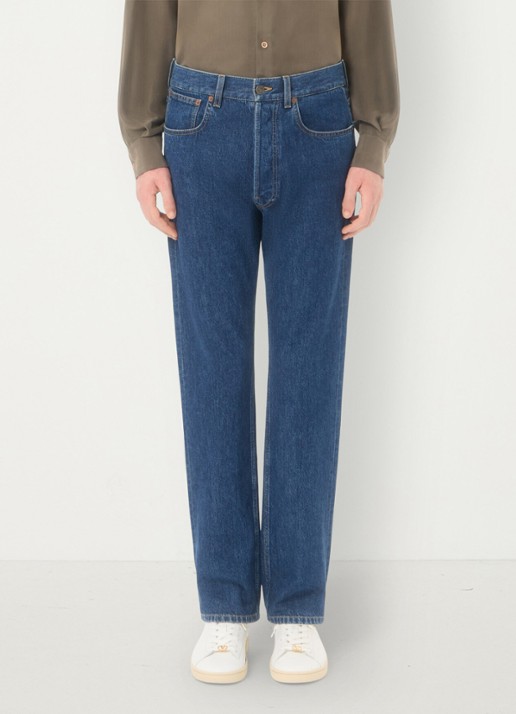 Valentino Garavani Regular fit jeans met donkere wassing