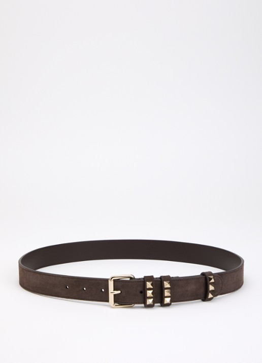 Valentino Garavani Riem van kalfssuède met studs