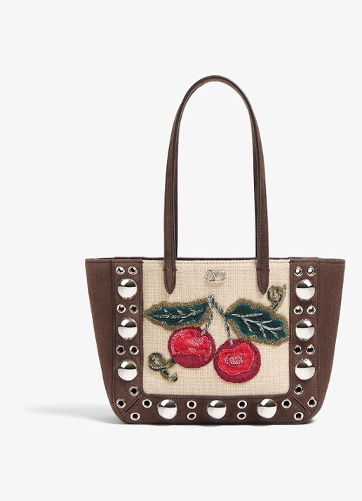 Valentino Garavani Shopper van suède met borduring