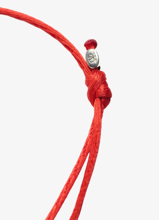 Valentino Garavani Signature armband met logo - detail 4 rood