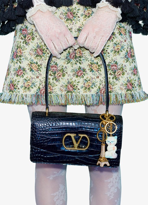 Valentino Garavani Sleutelhanger met logo - detail 5 goud