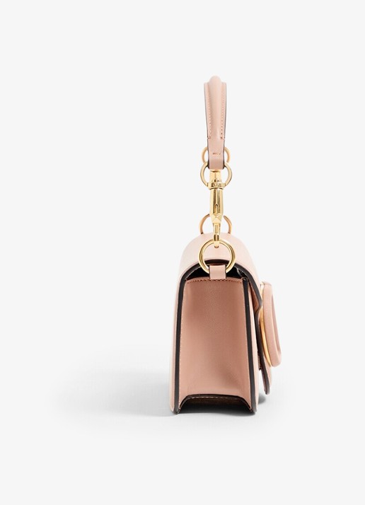 Valentino Garavani Small schoudertas van lamsleer - detail 4 roze