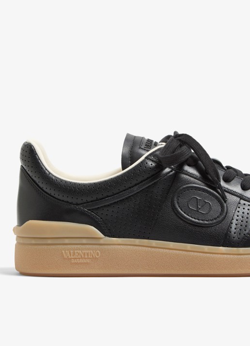 Valentino Garavani Sneaker van kalfsleer - detail 4 zwart