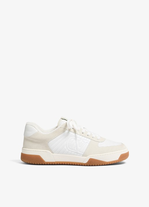Valentino Garavani Sneaker van leer met suède details
