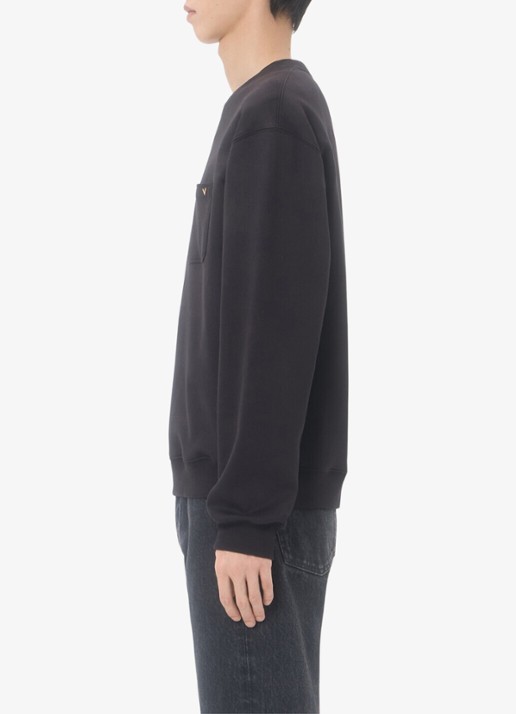 Valentino Garavani Sweater met borstzak - detail 3 zwart