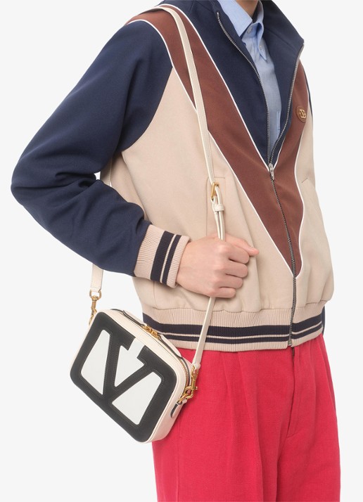 Valentino Garavani Sweatvest met steekzakken - detail 6 donkerblauw