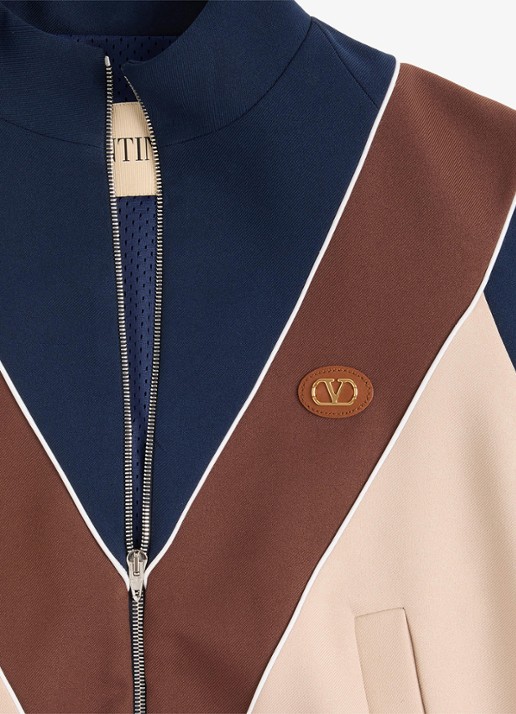 Valentino Garavani Sweatvest met steekzakken - detail 8 donkerblauw