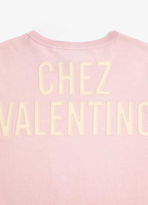 Valentino Garavani T-shirt met front- en backprint - detail 8 roze