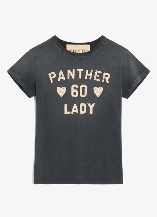 Valentino Garavani T-shirt met front- en backprint - voorkant zwart