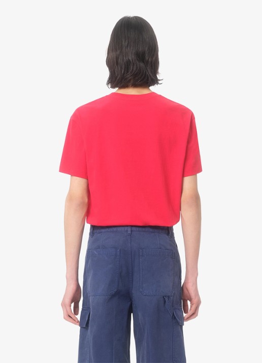 Valentino Garavani T-shirt met logo - achterkant rood
