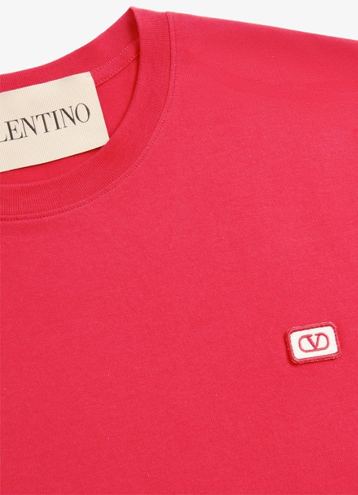 Valentino Garavani T-shirt met logo - detail 5 rood