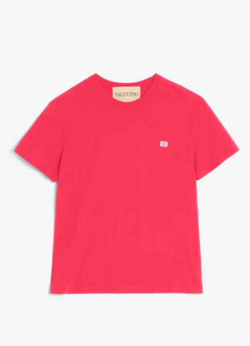 Valentino Garavani T-shirt met logo - voorkant 6 rood