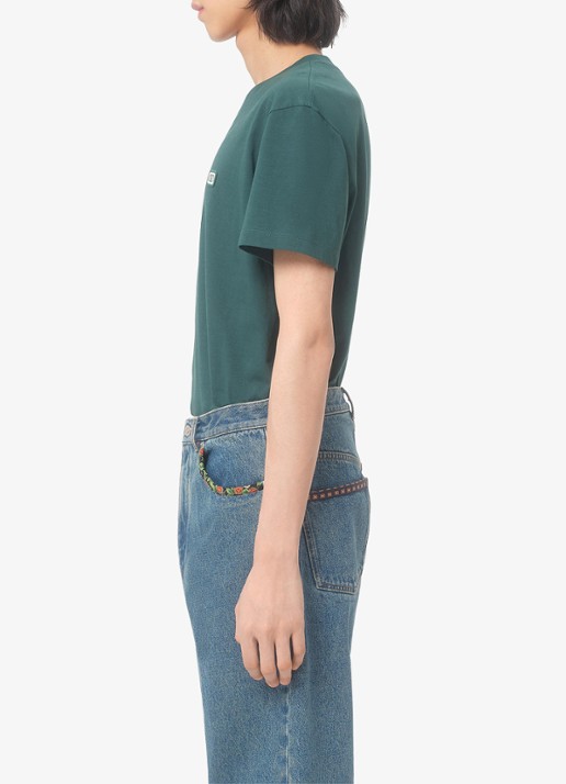 Valentino Garavani T-shirt met logo - detail 5 groen