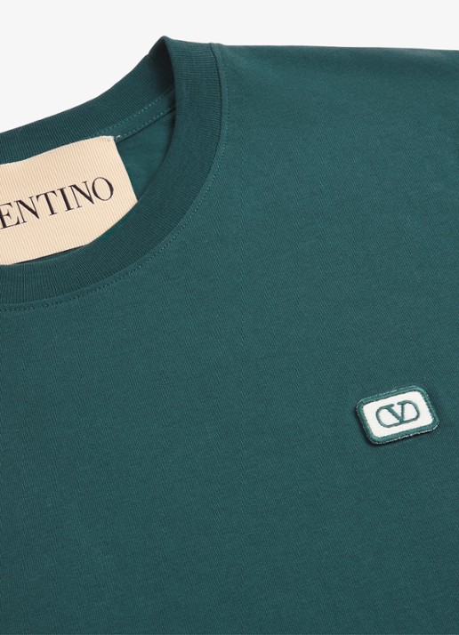 Valentino Garavani T-shirt met logo - detail 8 groen
