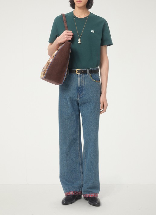 Valentino Garavani T-shirt met logo - voorkant 2 groen