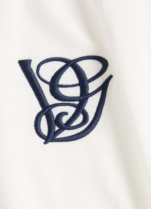 Valentino Garavani T-shirt met logoborduring - detail 5 wit