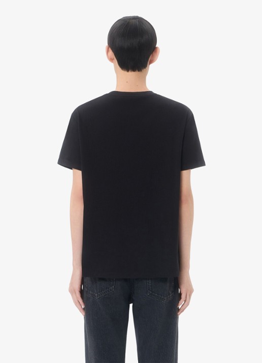 Valentino Garavani T-shirt met logoborduring - achterkant 3 zwart