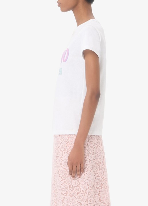 Valentino Garavani T-shirt met logoprint - detail 3 wit