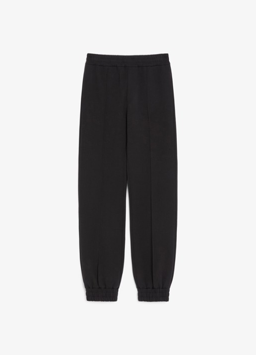 Valentino Garavani Tapered fit joggingbroek met steekzakken - voorkant zwart
