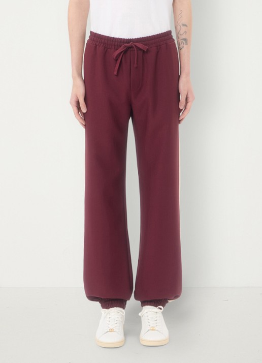 Valentino Garavani Tapered fit trackpants met steekzakken