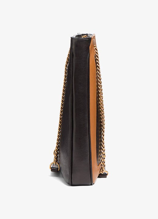 Valentino Garavani Viva Superstar Medium schoudertas van lamsleer - detail 2 zwart