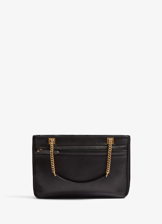 Valentino Garavani Viva Superstar Small schoudertas van lamsleer - achterkant bruin