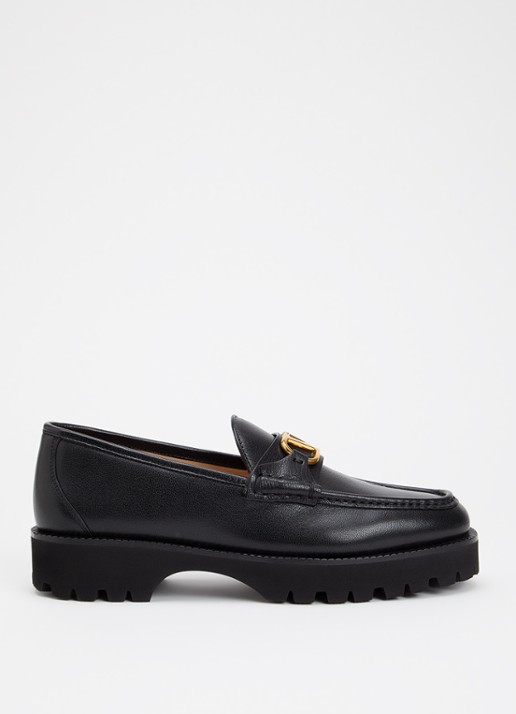 Valentino Garavani VLogo Signature Buffalo loafer van leer